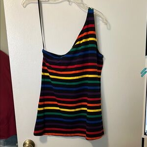 Torrid Black and Multi Camisole Top